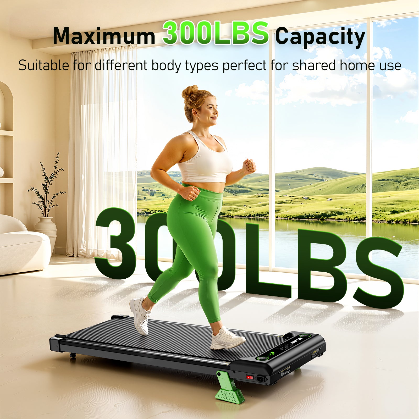 AKLUER Z1 9% Auto Incline Walking Pad Treadmill
