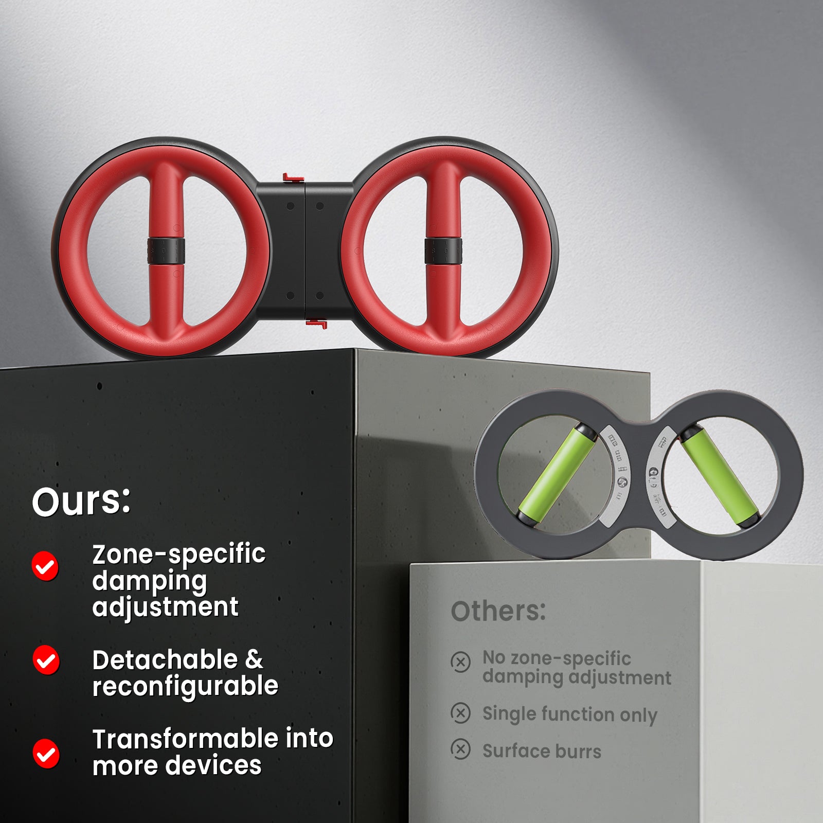 Akluer 3-in-1 Adjustable Arm Trainer & Chest Expander