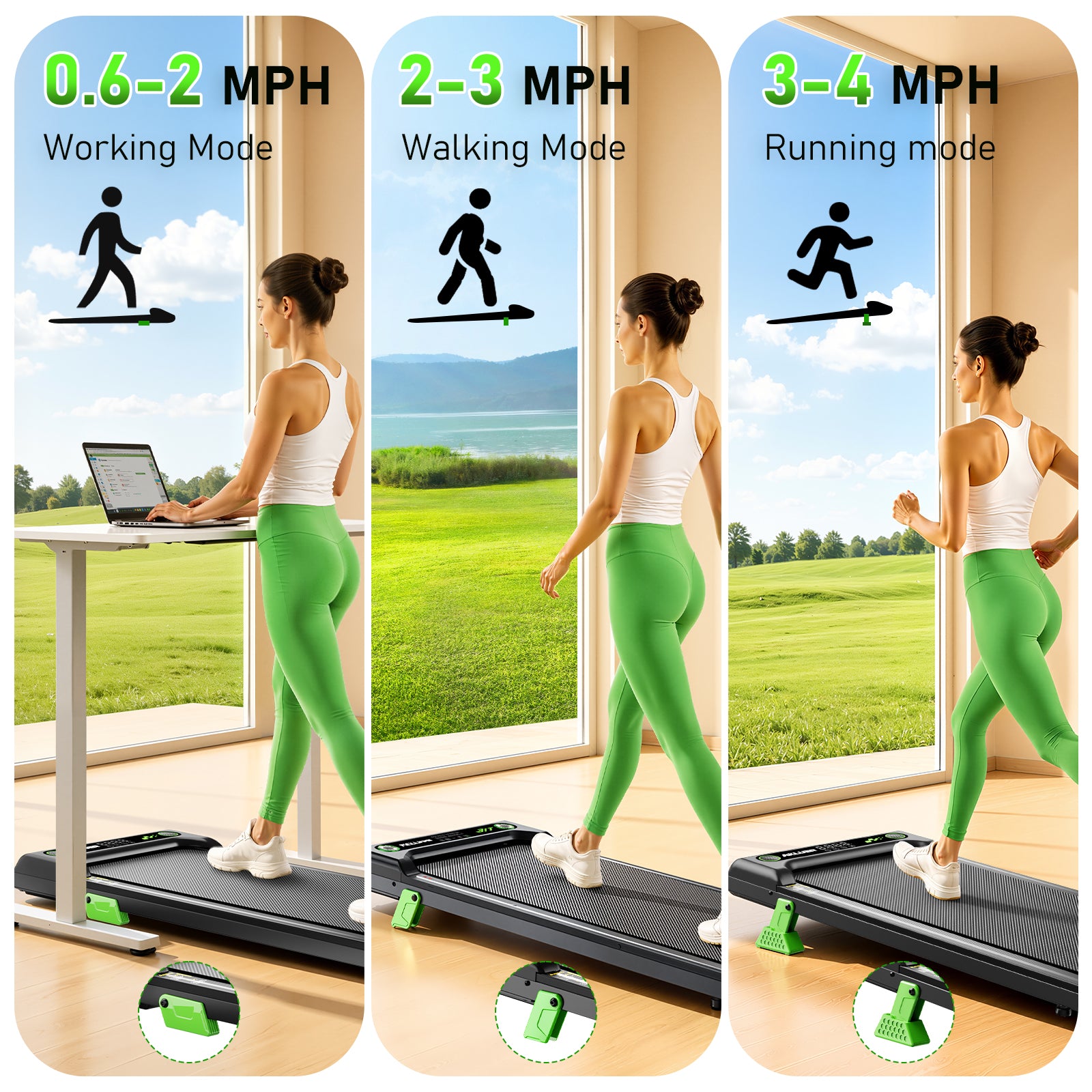 AKLUER Z1  9% Auto Incline Walking Pad Treadmill