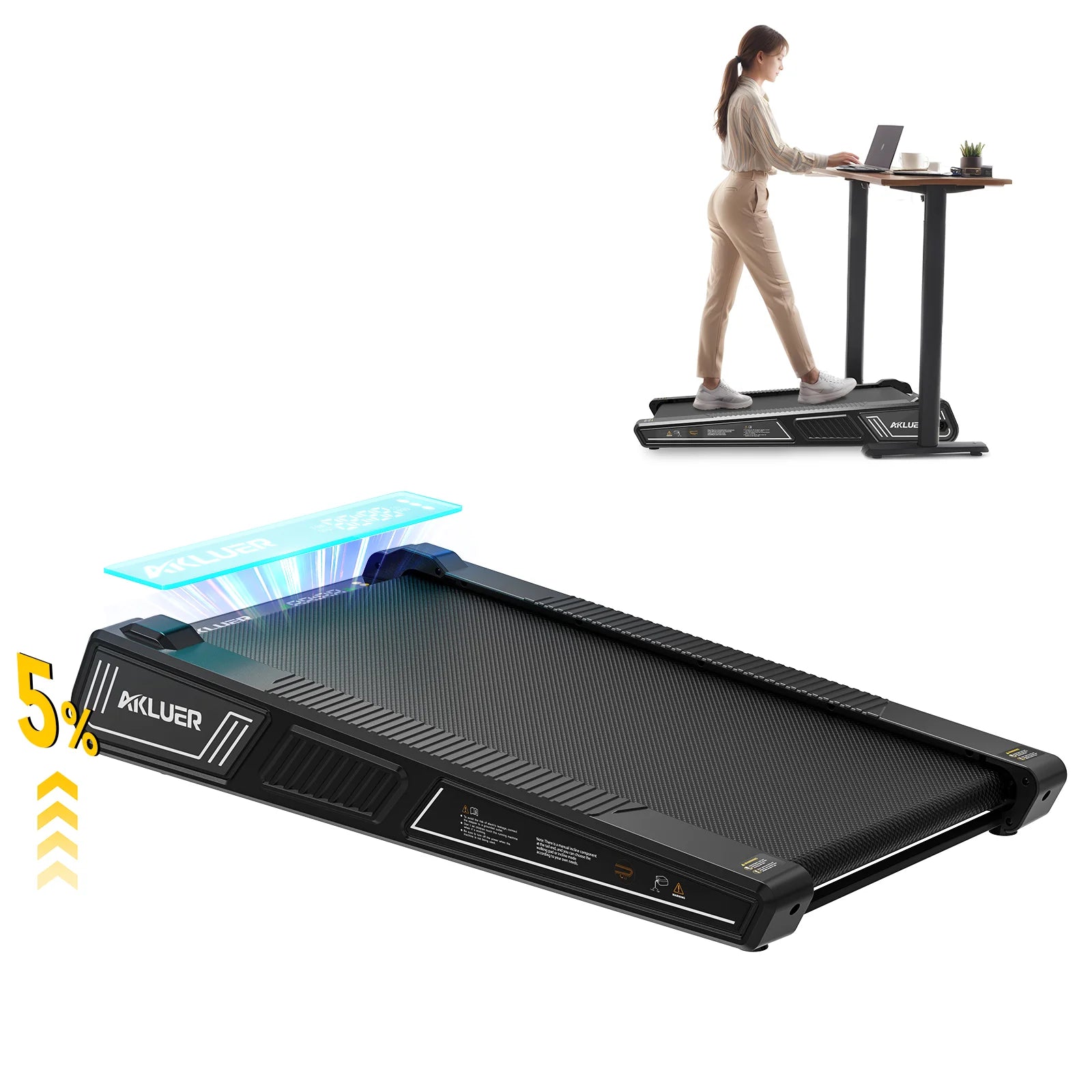AKLUER F1 Under Desk Treadmill